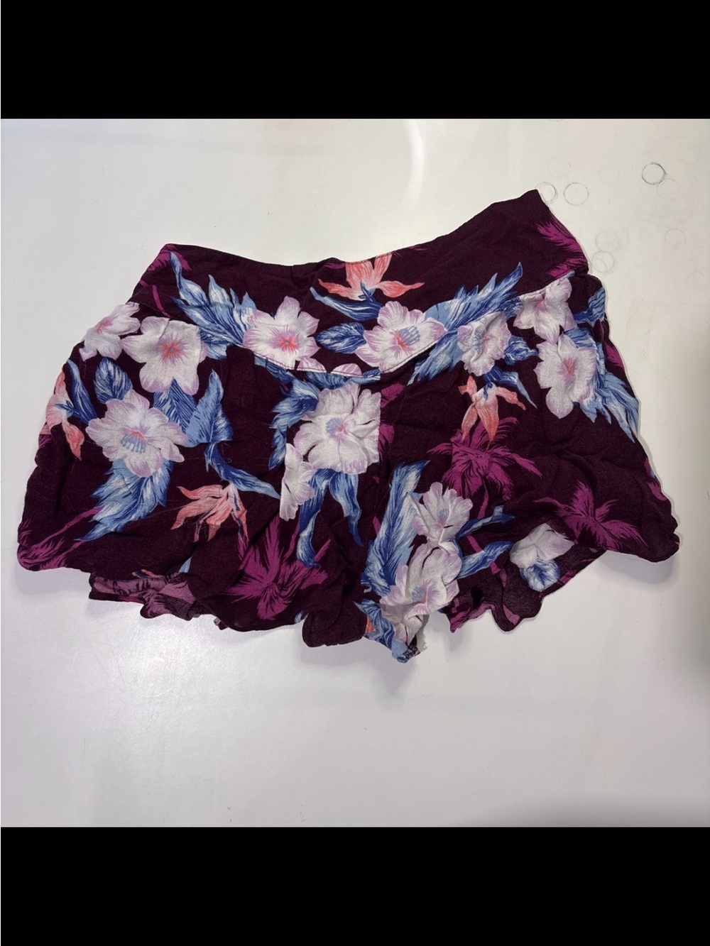 Floral Ruffled Shorts